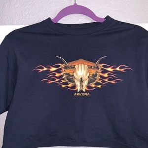 Cropped AZ tee